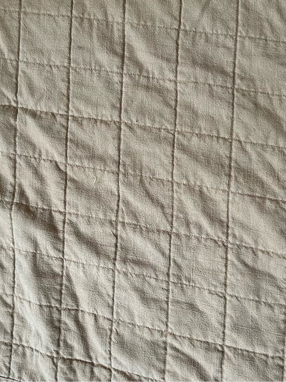 CASALUNA Heavyweight Linen Rayon Quilt Cover Blanket King USED - Picture 6 of 7